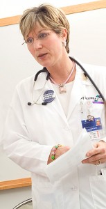 <p>Nancy Baccaro, an advanced practice registered nurse, heads the Pain and Palliative Care Program at John Dempsey Hospital. Photo supplied by the UConn Health Center </p>