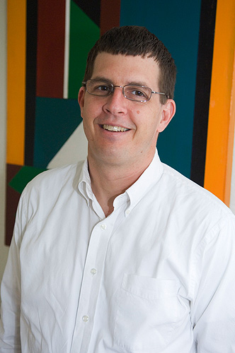 Lyle Scruggs, associate professor of political science. (Daniel Buttrey/UConn Photo)<br>