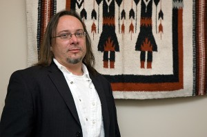 <p>Theodore Van Alst, assistant professor of comparative literary and cultural studies. Photo by Jessica Tommaselli</p>