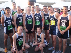 <p>A team of Army ROTC cadets from UConn placed second in the ROTC division of this year's Army Ten-Miler in Washington, D.C. Photo by UConn ROTC</p>