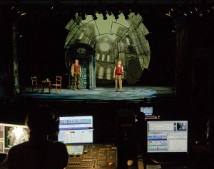 <p>A pre-production event at the Harriet S. Jorgensen Theatre for legislators and representatives of Blue Sky Studios to review the technology behind the CRT production of Galileo. Photo by Peter Morenus</p>