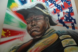 <p>'Idi Amin,' by David C. Jackson, '07. Photo by Margaret Malmborg</p>