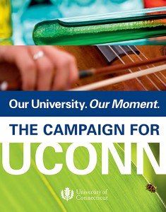 <p>Campaign brochure. Photo supplied by the University of Connecticut Foundation.</p>