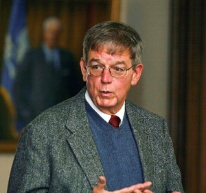 <p>Walter Woodward, state historian and assistant professor of history. Photo by Danielle Robinson</p>