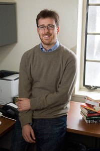 <p>Andrew Deener, assistant professor of sociology. Photo by Daniel Buttrey</p>