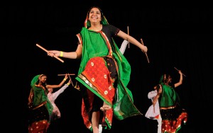 <p>UC Raas performs at Dancers for Darfur, a benefit event organized and hosted by UConn Surya on April 9 in the E.O. Smith High School Auditorium. Photo by Frank Dahlmeyer</p>