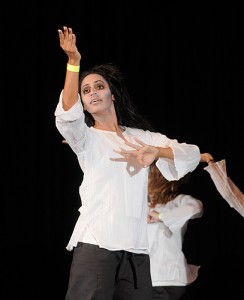 <p>Brown's Badmaash dance team performs at Dancers for Darfur, a benefit event organized and hosted by UConn Surya on April 9 in the E.O. Smith High School Auditorium. Photo by Frank Dahlmeyer</p>