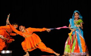 <p>Bentley's Bizraas dance team performs at Dancers for Darfur, a benefit event organized and hosted by UConn Surya on April 9 in the E.O. Smith High School Auditorium. Photo by Frank Dahlmeyer </p>
