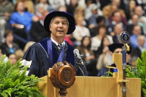 <p>Photos of the afternoon CLAS Graduation ceremony at Gampel Pavilion. Photo by Jessica Tommaselli </p>