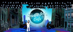 <p>Rendering of Smokey Joe's Cafe by scenic designer Michael Anania. Provided by CRT</p>