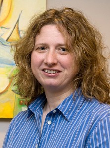 <p>Amy Gorin, assistant professor of psychology. Photo by Jessica Tommaselli</p>