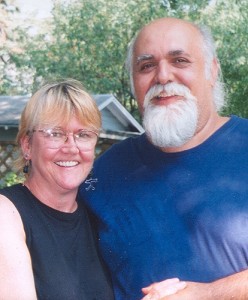 <p>Sal Scalora, former director of the Benton Museum, and his late wife Mary. Provided by UConn Foundation</p>