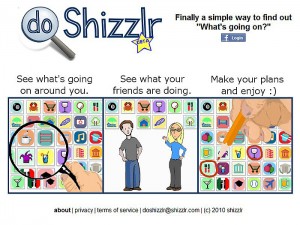 <p>Shizzlr Home Page</p>