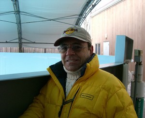 <p>Mystic Aquarium called Dr. Andre Kaplan, medical director of the UConn Dialysis Center, for help in treating Inuk's kidney disease. Photo provided by Dr. Andre Kaplan</p>