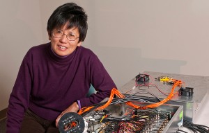 Quing Zhu, professor of electrical and computer and engineering. (Peter Morenus/UConn Photo)