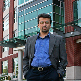 Mark (Mohammad) Tehranipoor, F.L. Castleman Associate Professor in Engineering Innovation and director of the UConn Center for Hardware Assurance, Security, and Engineering. (Chris LaRosa/UConn File Photo)