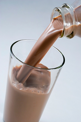 <p>Chocolate milk.</p>