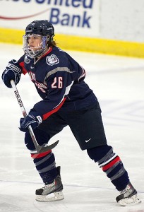 <p>Junior Monique Weber is one of the best forwards out there, according to her coach. Provided by Division of Athletics.</p>