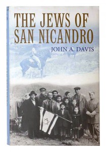 <p>A photo of a book named The Jews of San Nicandro by John A. Davis. Photo by Sean Flynn</p>