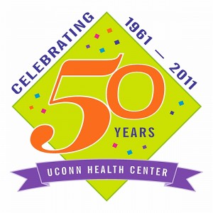UConn Health Center 50th Anniversary logo