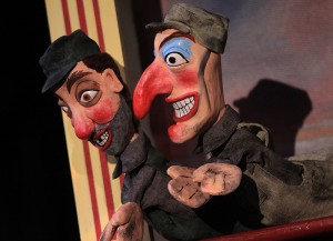 <p>CRT's production of A Dream Play features puppets in many varieties. Photo by Gerry Goodstein</p>
