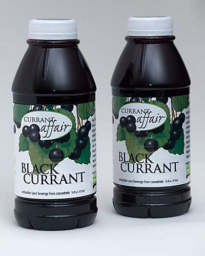 Black currant juice from Maple Lane Farm. (Sean Flynn/UConn Photo)