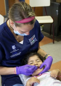 Brittany Sonnichsen, third-year UConn dental student.