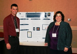 Fourth-year pharmacy student Kevin Crozier and Dr. Ruth Goldblatt.