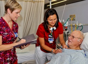 The UConn Health Center is honoring its nurses with a weeklong celebration of Nurses Week. (Janine Gelineau/UConn Health Center Photo)