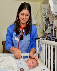 The UConn Health Center is honoring its nurses with a weeklong celebration of Nurses Week. (Janine Gelineau/UConn Health Center Photo)