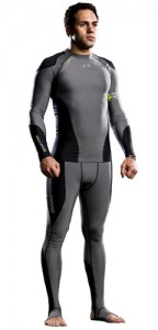 Full body compression suits aid athletes.