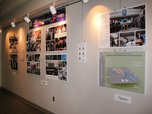 50th anniversary exhibit at the Legislative Office Building in Hartford.