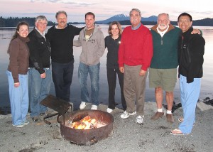 Members of the UConn dental group who did the outreach trip in Sitka, Alaska. (Photo provided by Dr. Thomas Taylor)