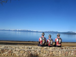 The Coast to Coast riders take in the view of Lake Tahoe from KingÕs Beach. (Photos from the Coast to Coast for a Cure 2011 Blog)