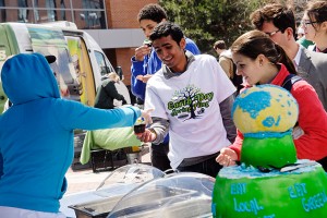 The Earth Day Spring Fling is one of many activities that promote sustainability on campus.