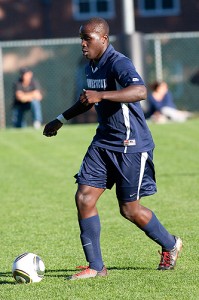 Sophomore defender Andrew Jean-Baptiste '14 (CLAS).