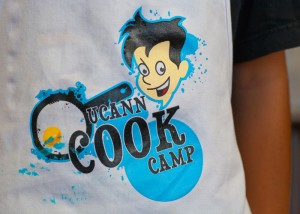 Each camper received a UCANN Cook Camp apron and chef's hat.