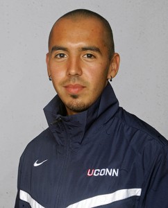 Nick Aguila '13 of the men's cross country team. (Athletic Communications Photo)