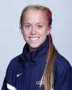 Lauren Sara '14 (CLAS) of the women's cross country team. (Athletic Communications Photo)