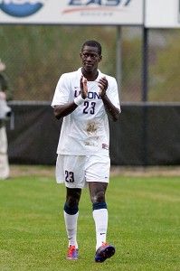 Forward Mamadou Doudou Diouf '14 (CLAS).