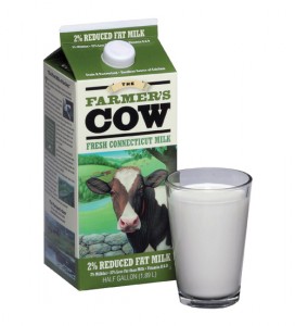 The Farmer's Cow milk.