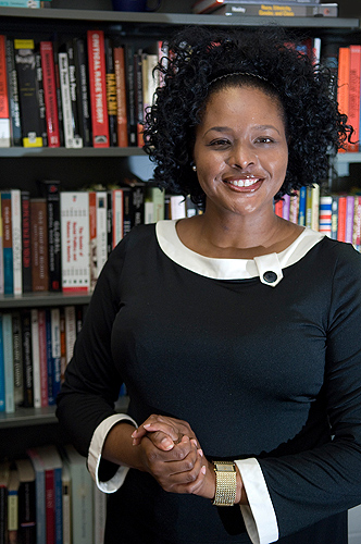 Shayla Nunnally, associate professor of political science, has written a book 'Trust in Black America: Race, Discrimination, and Politics.' (Daniel Buttrey/UConn Photo)
