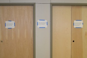 Health Center staff have been asked whether they would prefer a four foot versus a five foot patient room door. (Tina Encarnacion/UConn Health Center Photo)