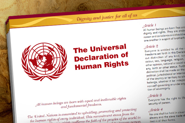 The Universal Declaration of Human Rights.