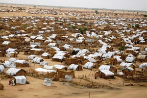 View of Zam Zam, internally displaced persons (IDP) camp in Darfur, Sudan, 2006