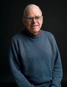 The late Dennison Nash, professor emeritus of anthropology. (Dan Buttrey/UConn Photo)<br>