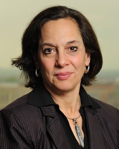 Joette Katz, commissioner of the Connecticut Department of Children and Families, at her office in Hartford on May 24, 2011. (Peter Morenus/UConn Photo)