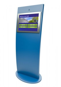 smart hospital touch screen kiosk
