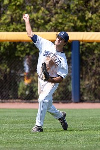 Outfielder Billy Ferriter '12 (CLAS) was named to the All-Big East first team.(Steve Slade for UConn)