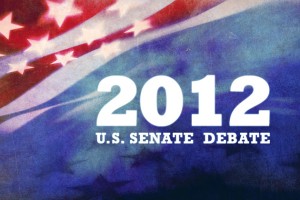 2012 U.S. Senate Debate graphic.